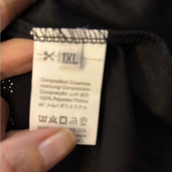 Amazon Black Glitter Evening Dress Sz XL - Picture 9 of 10
